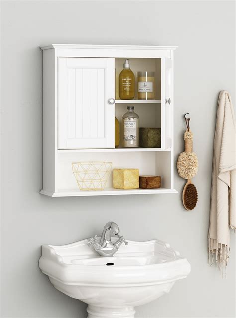 decorative bathroom shelves and cabinets